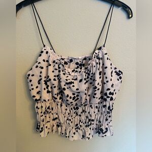 Olive tree printed cami size L